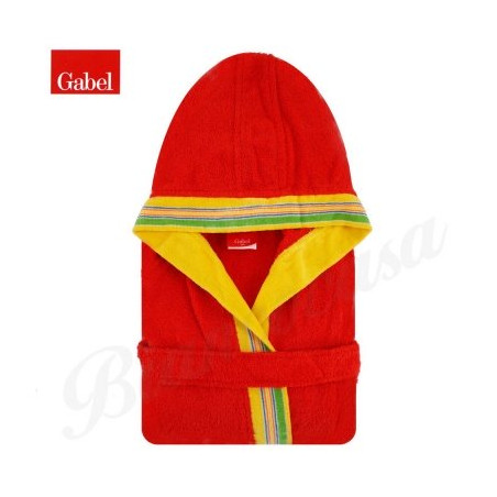 Accappatoio Junior Pongo Gabel per bambini ROSSO